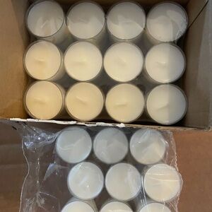 SOLD — Set of White Tealight Candles